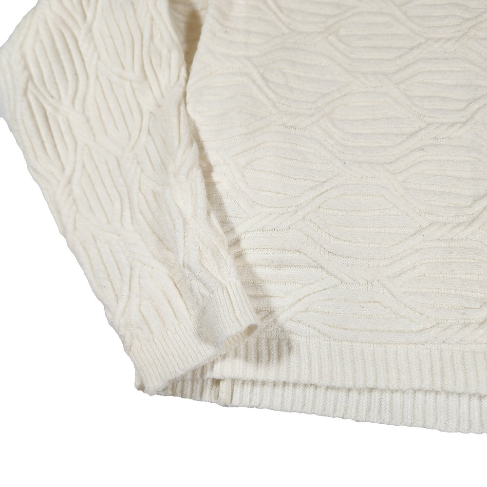 Cyrus Cowl Neck Womens M White Sweater - Picture 2 of 8
